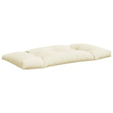 Coussins de palette lot de 2 crème tissu