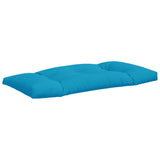 Coussins de palette lot de 2 bleu clair tissu