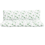 Coussins de palette lot de 2 motif de feuilles tissu Oxford