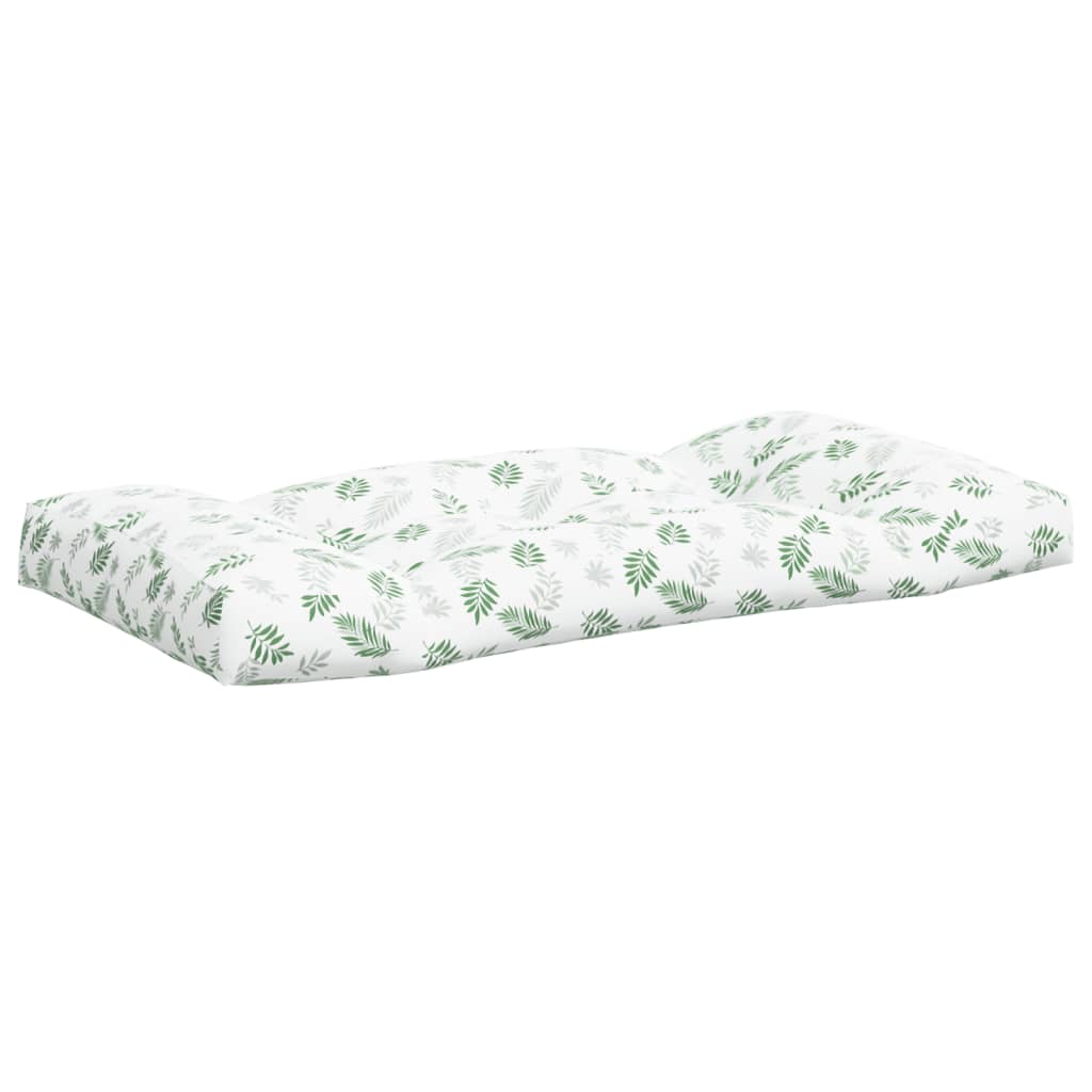 Coussins de palette lot de 2 motif de feuilles tissu Oxford