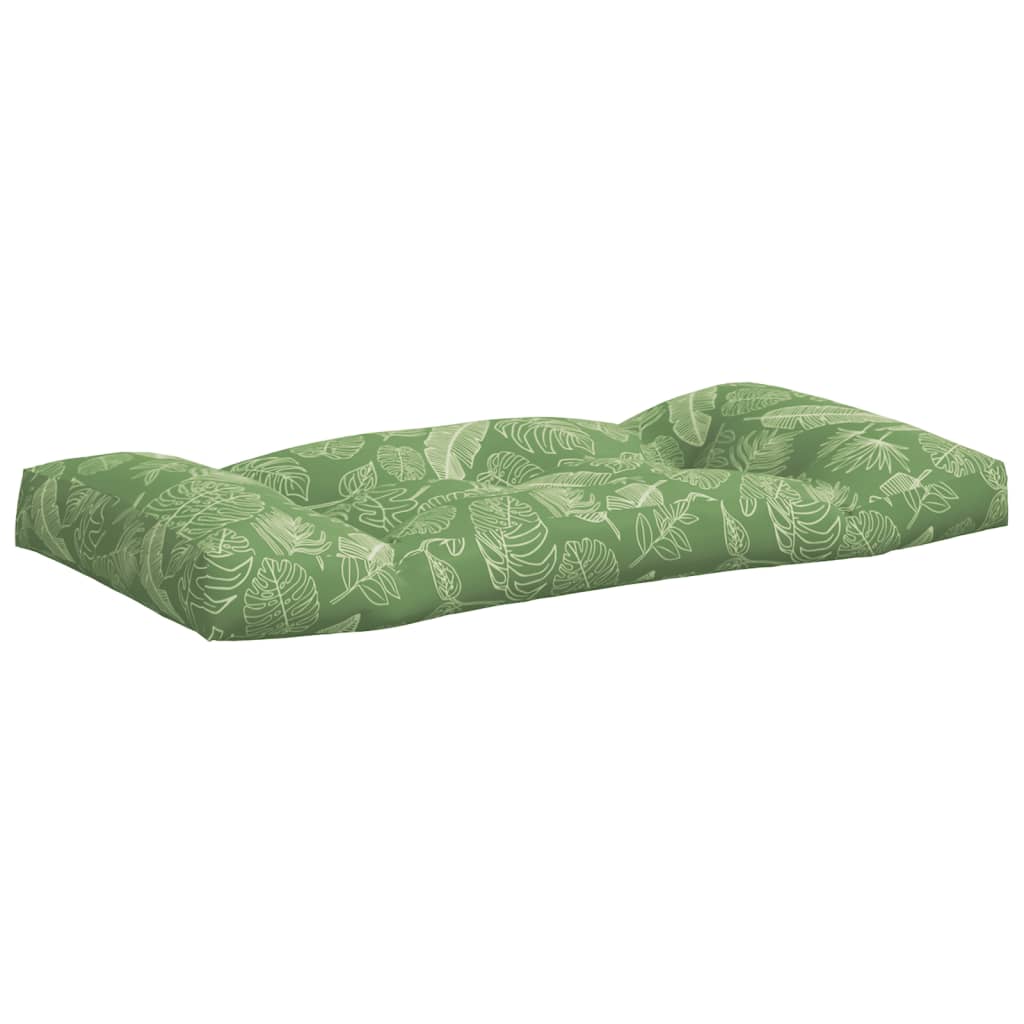 Coussins de palette lot de 2 motif de feuilles tissu Oxford