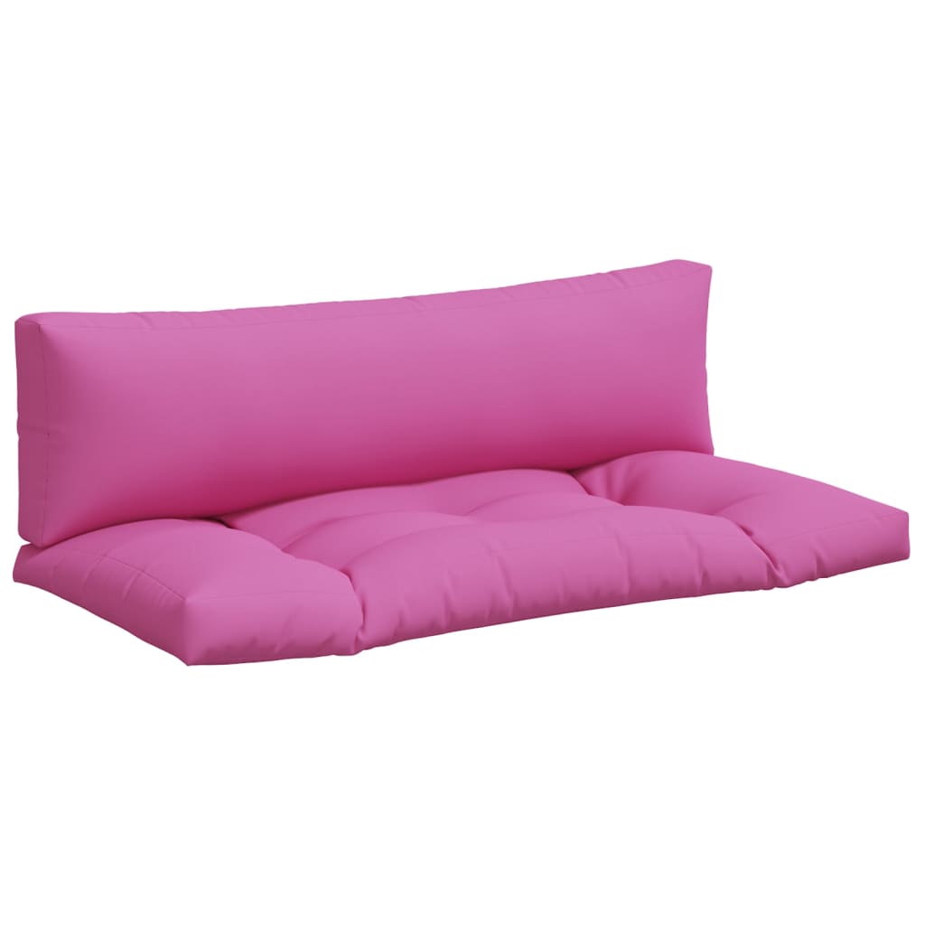 Coussins de palette lot de 2 rose tissu Oxford