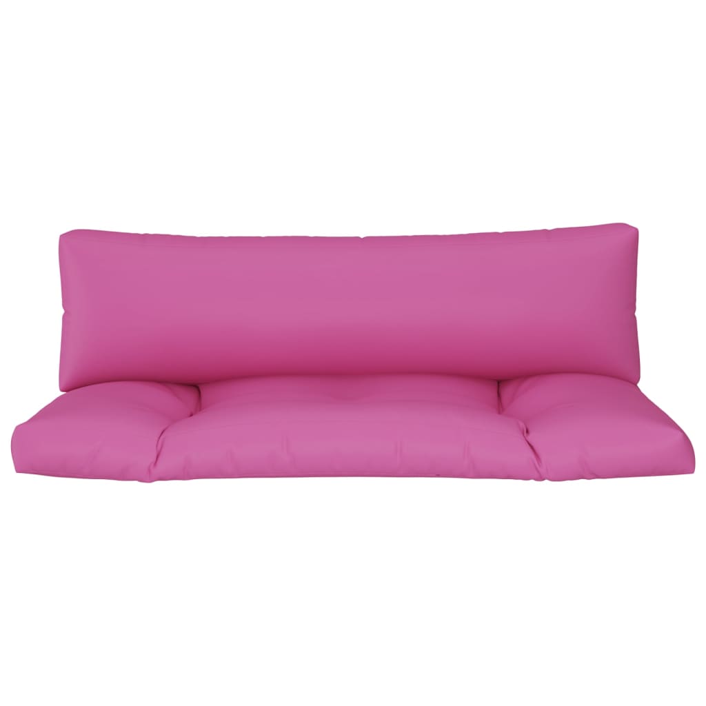 Coussins de palette lot de 2 rose tissu Oxford