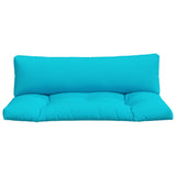 Coussins de palette lot de 2 turquoise tissu Oxford