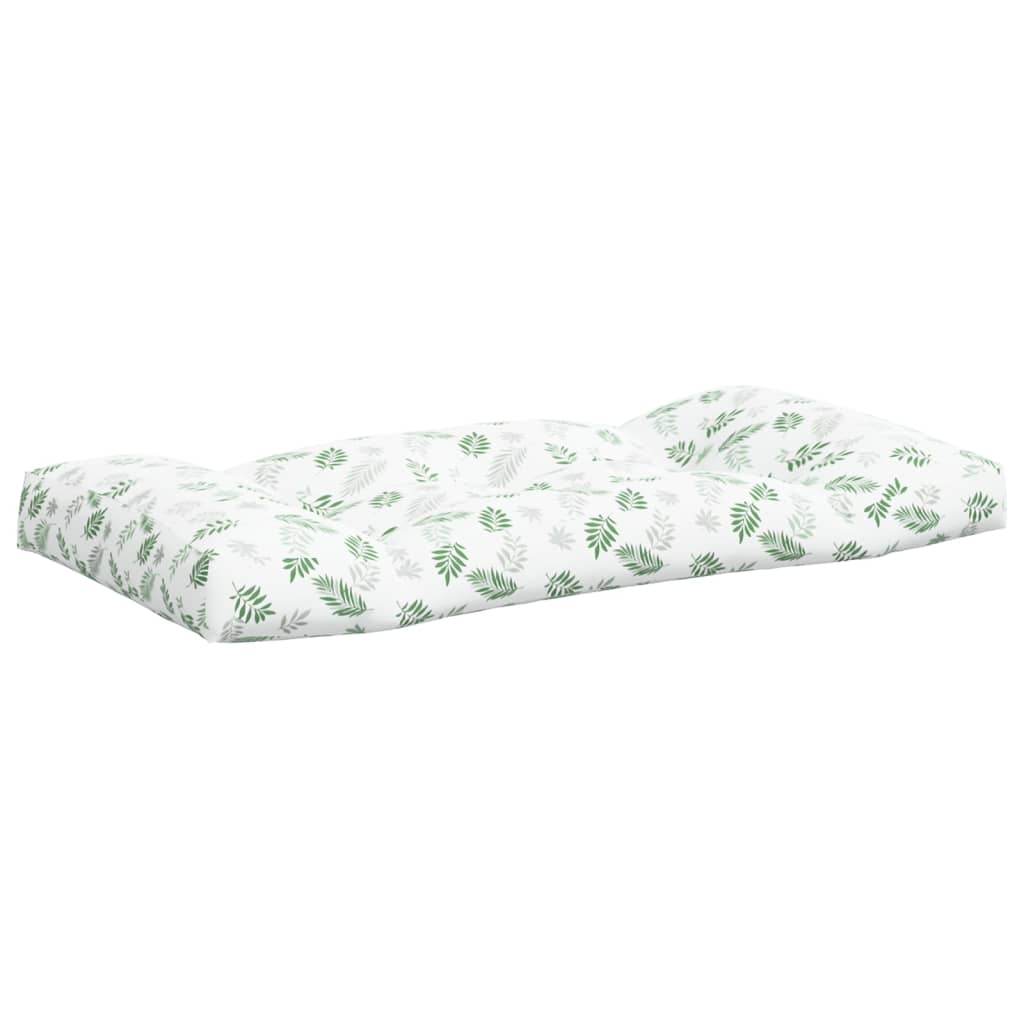 Coussins de palette lot de 3 motif de feuilles tissu Oxford