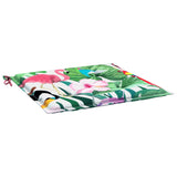 Coussins de chaise de jardin lot de 4 multicolore 40x40x3 cm