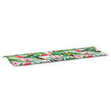 Coussin de banc de jardin multicolore 150x50x3 cm tissu oxford