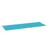 Coussin de banc de jardin turquoise 150x50x3 cm tissu oxford