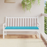 Coussin de banc de jardin turquoise 150x50x3 cm tissu oxford