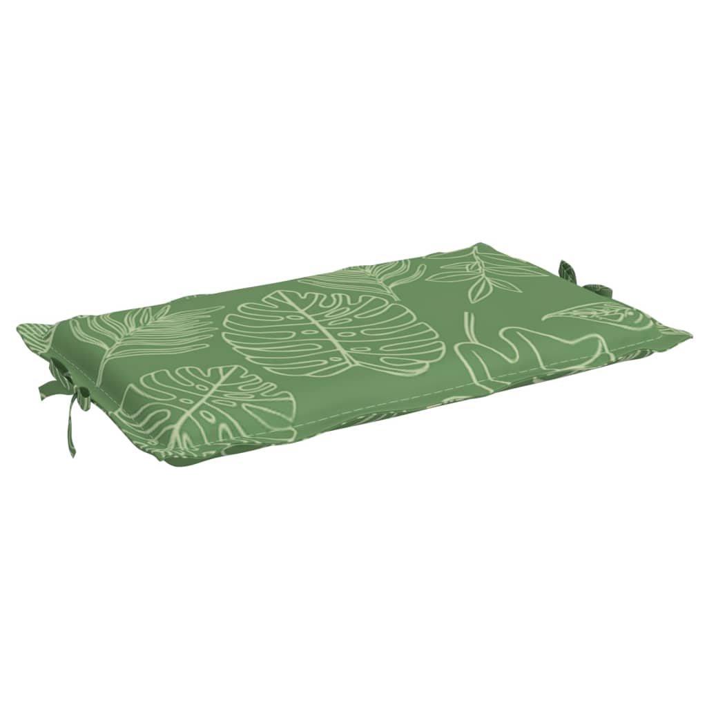 Coussin de chaise longue motif de feuilles tissu oxford