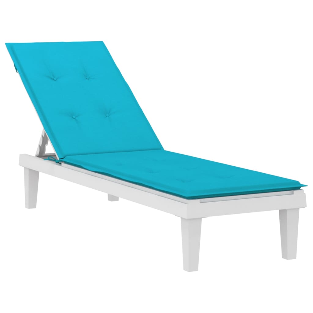 Coussin de chaise longue turquoise tissu oxford