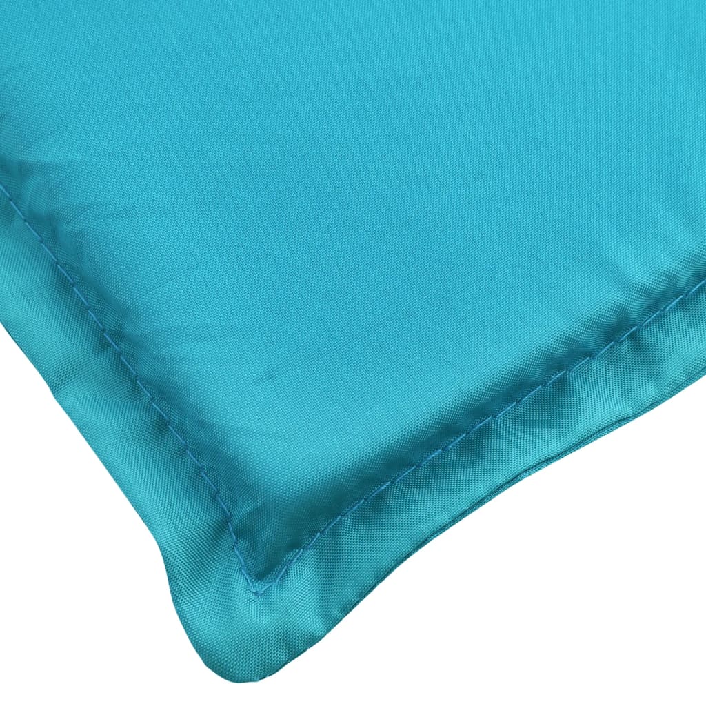 Coussin de chaise longue turquoise tissu oxford