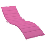 Coussin de chaise longue rose tissu oxford