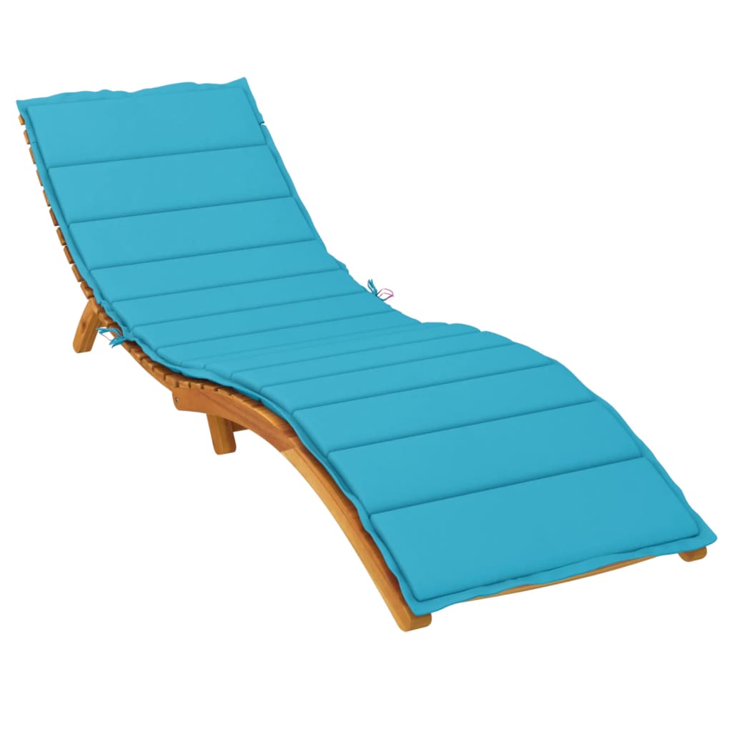 Coussin de chaise longue turquoise tissu oxford