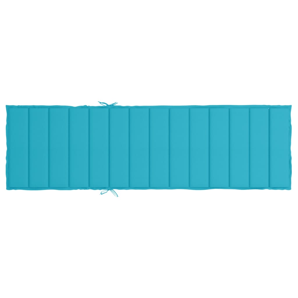 Coussin de chaise longue turquoise tissu oxford