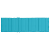 Coussin de chaise longue turquoise tissu oxford