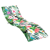 Coussin de chaise longue multicolore tissu oxford