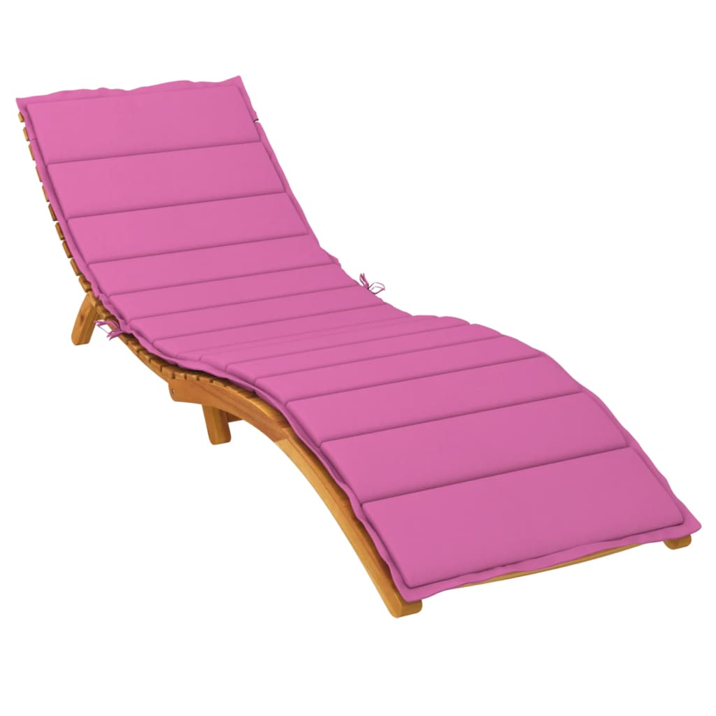 Coussin de chaise longue rose tissu oxford