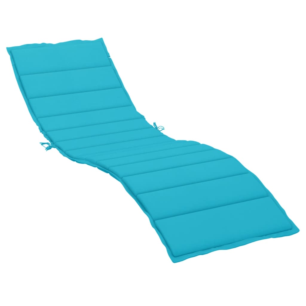 Coussin de chaise longue turquoise tissu oxford