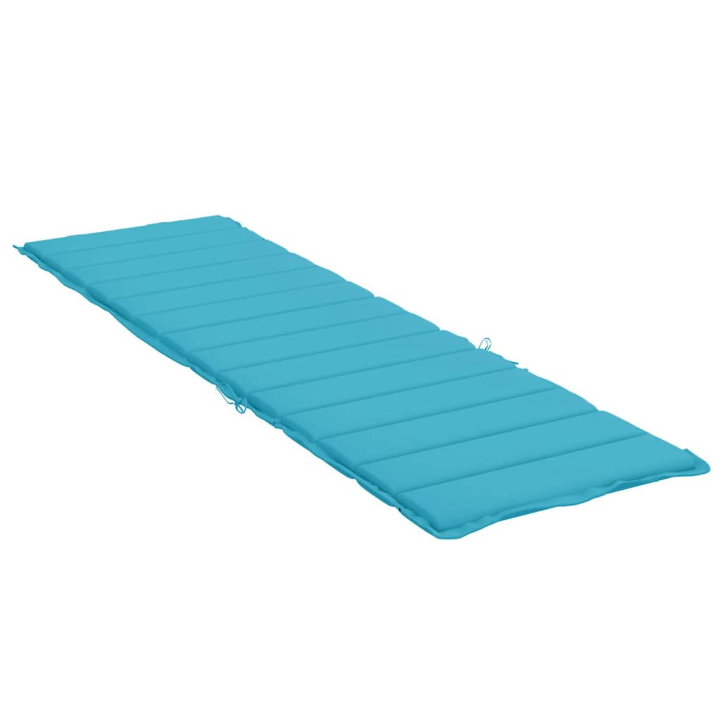 Coussin de chaise longue turquoise tissu oxford