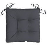 Coussins de chaise lot de 6 anthracite 40x40x7 cm