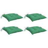 Coussins de palette lot de 4 vert 50x50x7 cm tissu oxford