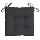 Coussins de palette lot de 2 noir 50x50x7 cm tissu oxford