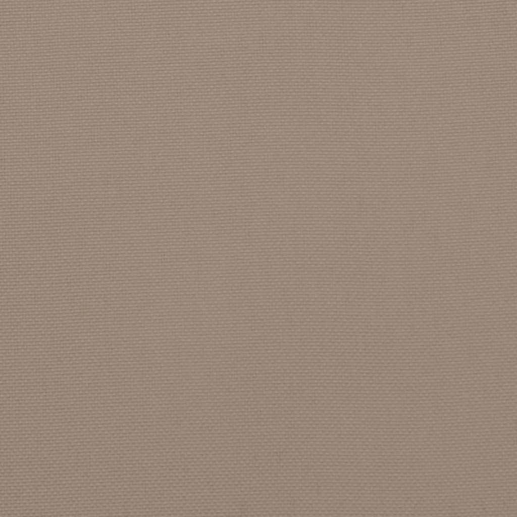 Palettenkissen 4er-Set taupe 50x50x7 cm Oxford-Stoff