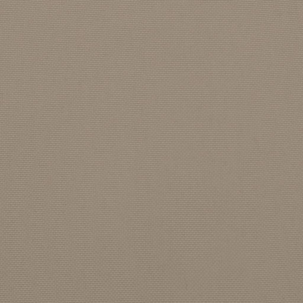 Coussins de palette lot de 6 taupe 50x50x7 cm tissu oxford