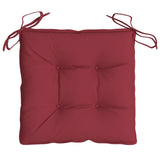 Coussins de palette lot de 4 rouge bordeaux 50x50x7 cm