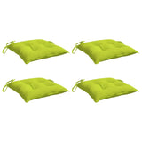 Coussins de palette lot de 4 vert brillant 50x50x7 cm