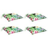 Coussins de chaise lot de 4 multicolore 50x50x7 cm tissu oxford