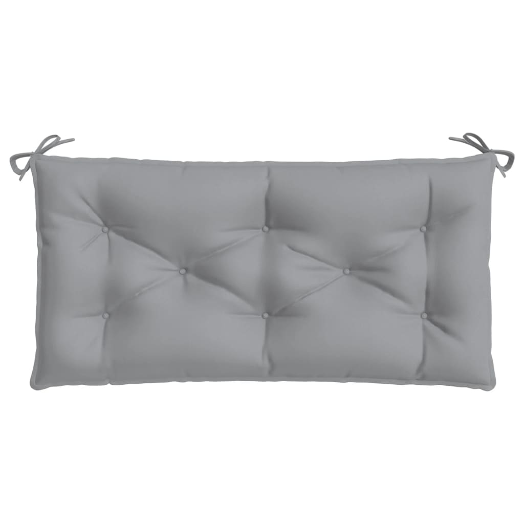 Coussin de banc de jardin gris 100x50x7 cm tissu oxford