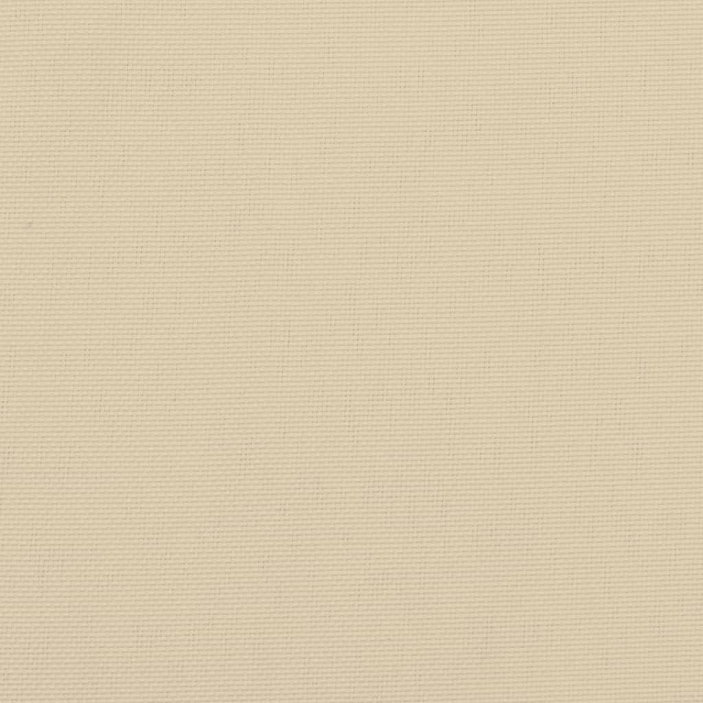 Beige Gartenbankauflage 100x50x7 cm Oxford-Stoff