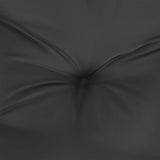 Coussin de banc de jardin noir 100x50x7 cm tissu oxford