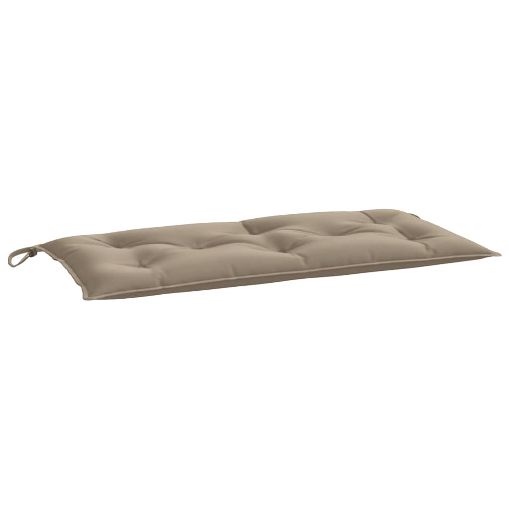 Coussin de banc de jardin taupe 100x50x7 cm tissu oxford