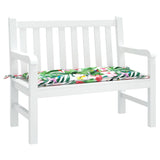 Coussin de banc de jardin multicolore 100x50x7 cm tissu oxford