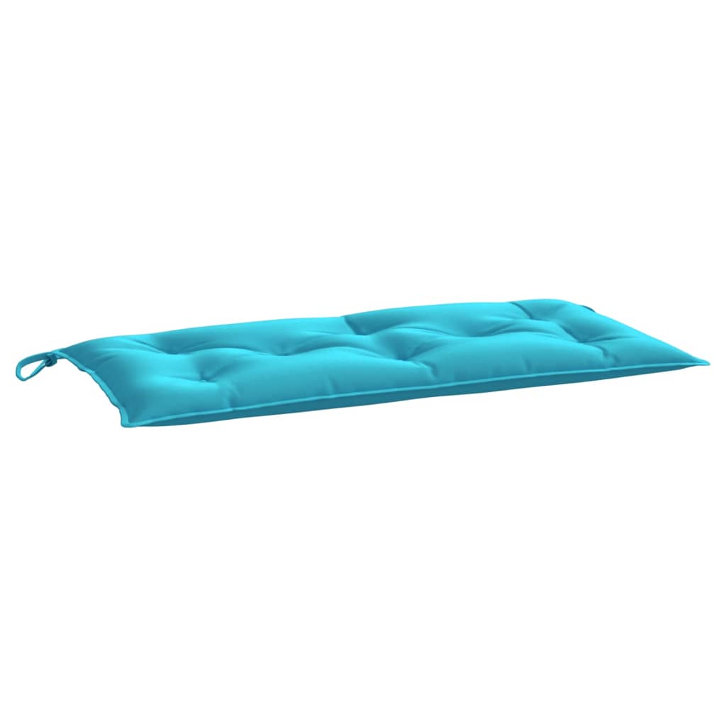 Coussin de banc de jardin turquoise 100x50x7 cm tissu oxford