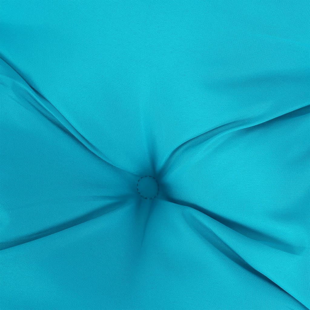 Coussin de banc de jardin turquoise 100x50x7 cm tissu oxford