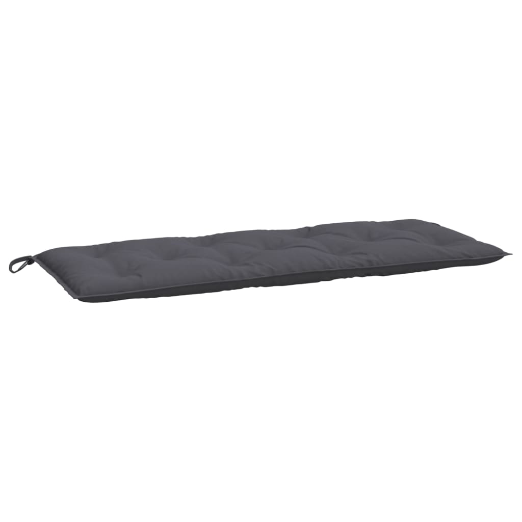 Coussin de banc de jardin anthracite 120x50x7 cm tissu oxford