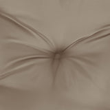 Coussin de banc de jardin taupe 120x50x7 cm tissu oxford