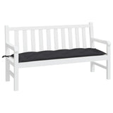 Coussin de banc de jardin noir 150x50x7 cm tissu oxford