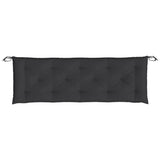 Coussin de banc de jardin noir 150x50x7 cm tissu oxford