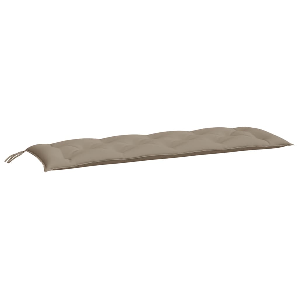 Coussin de banc de jardin taupe 150x50x7 cm tissu oxford