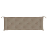 Coussin de banc de jardin taupe 150x50x7 cm tissu oxford