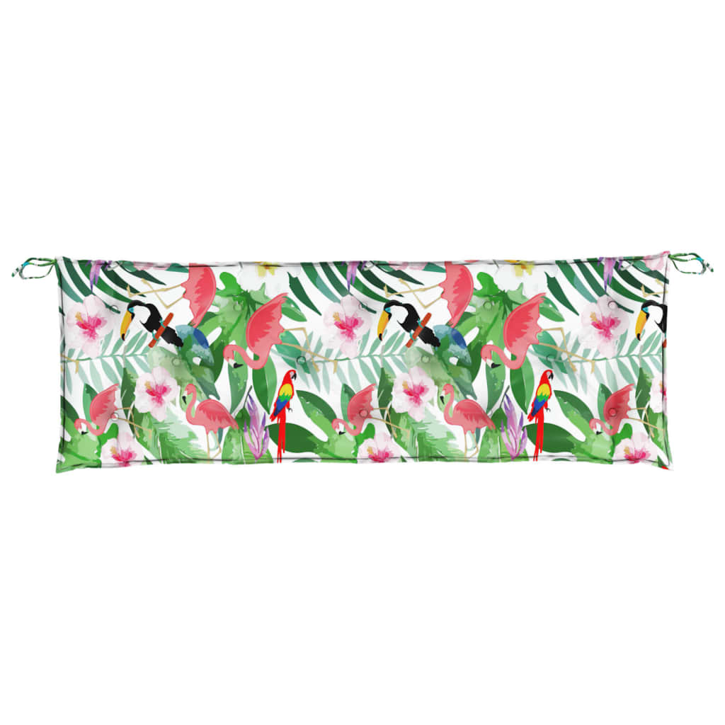 Coussin de banc de jardin multicolore 150x50x7 cm tissu oxford