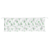 Coussin de banc de jardin motif de feuilles 150x50x7 cm