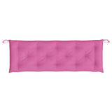 Coussin de banc de jardin rose 150x50x7 cm tissu oxford