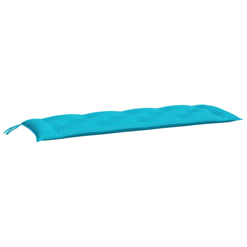 Coussin de banc de jardin turquoise 150x50x7 cm tissu oxford