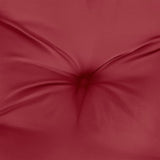 Coussin de banc de jardin rouge bordeaux 180x50x7 cm